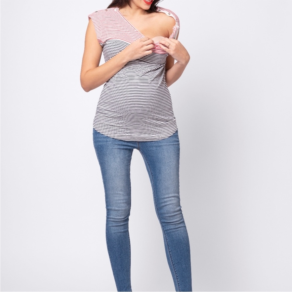 Maternity to Nursing Seraphine top (lot of 2!) US2